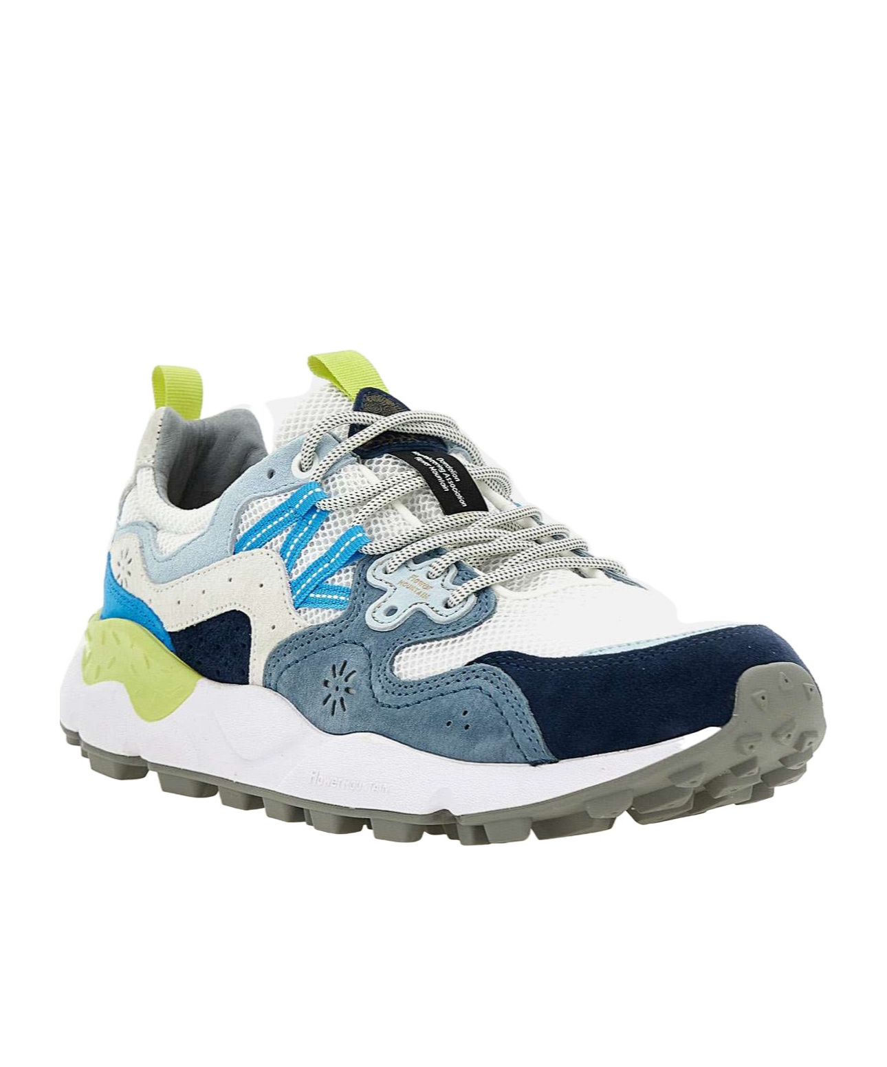 Flower Mountain Laced Sneakers In White