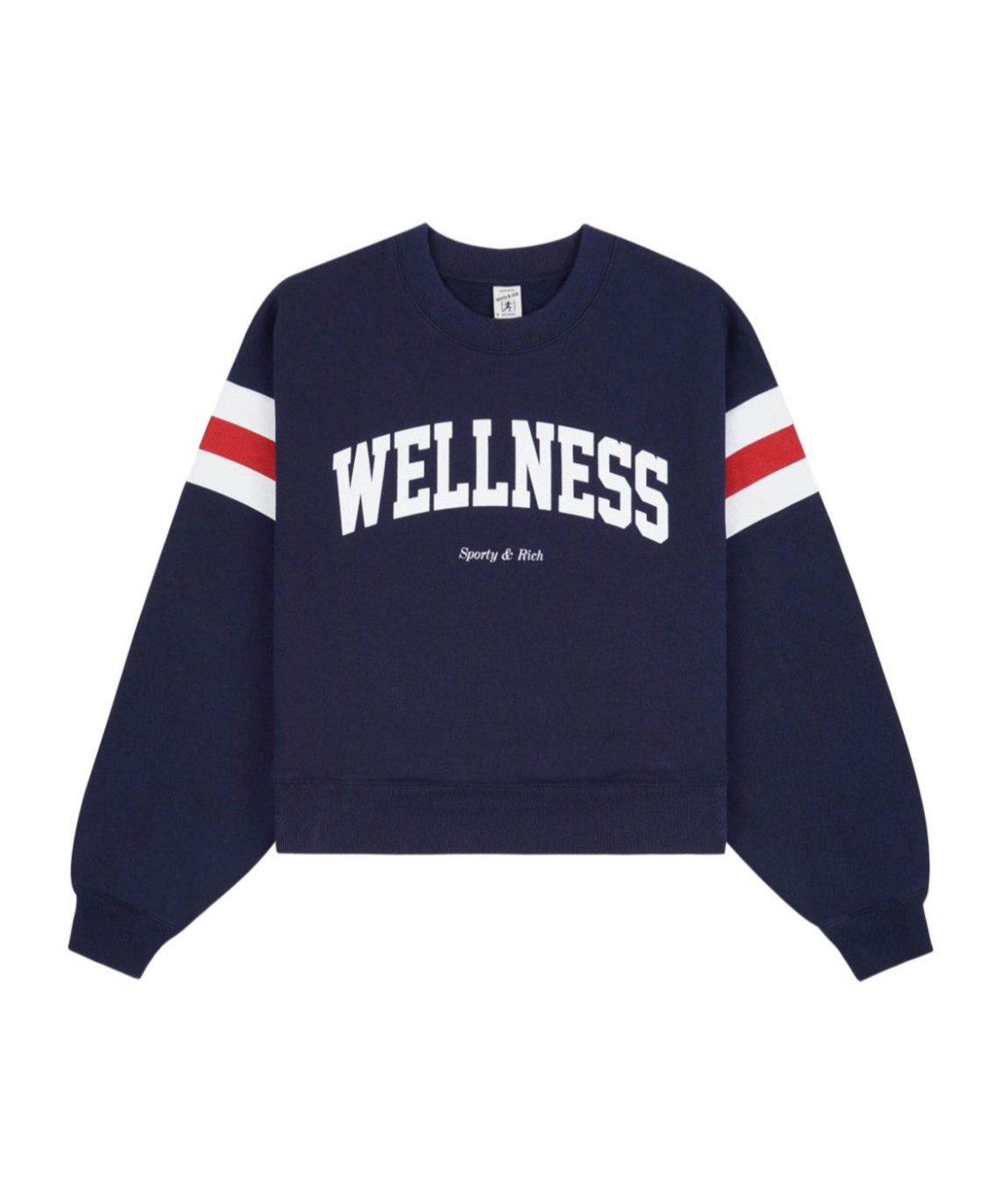 Sporty And Rich Slogan Printed Hoodie In Black