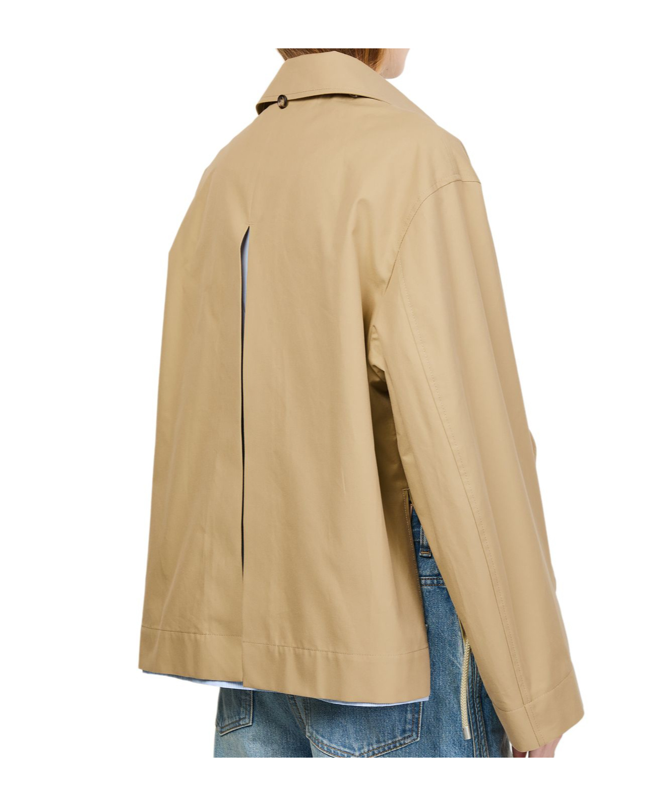 Loewe Lapel Long-sleeved Casual Jacket In Brown