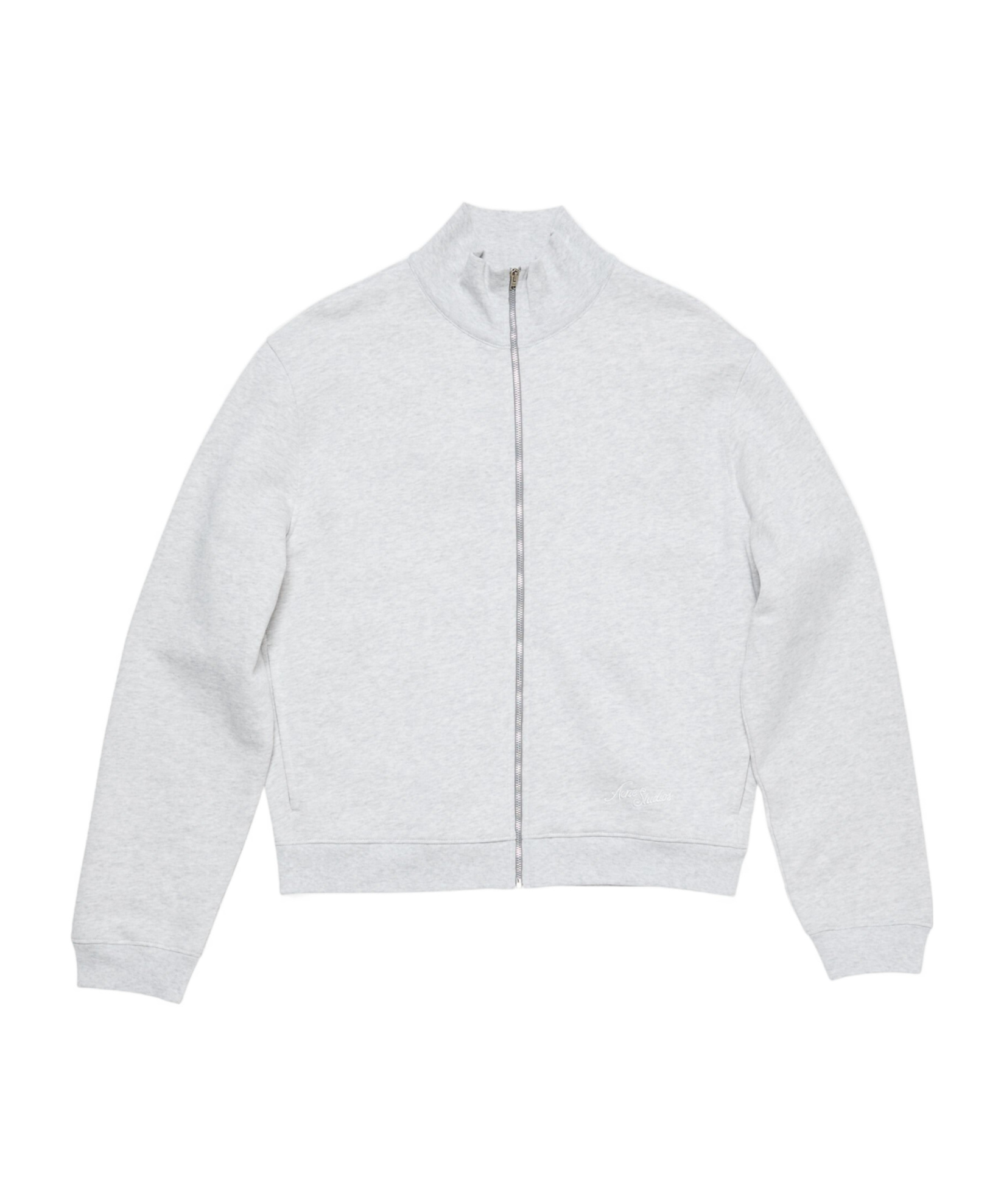 Acne Studios Zip-up Sweatshirt In Gray