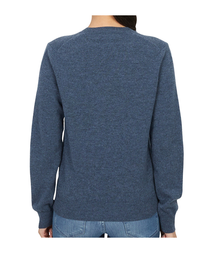 Comme Des Garçons Long-sleeved Sweater In Brown