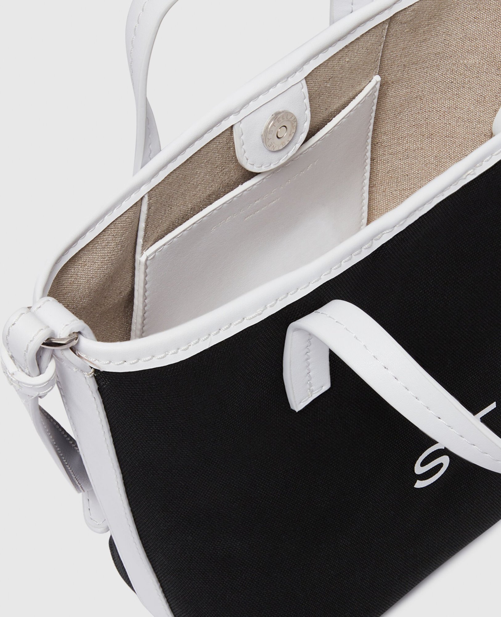 Stella Mccartney Bananatex Cross-body Handbag In Black
