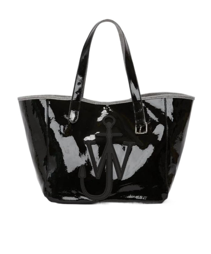 Jw Anderson Belt Tote - Coated Denim Tote Bag