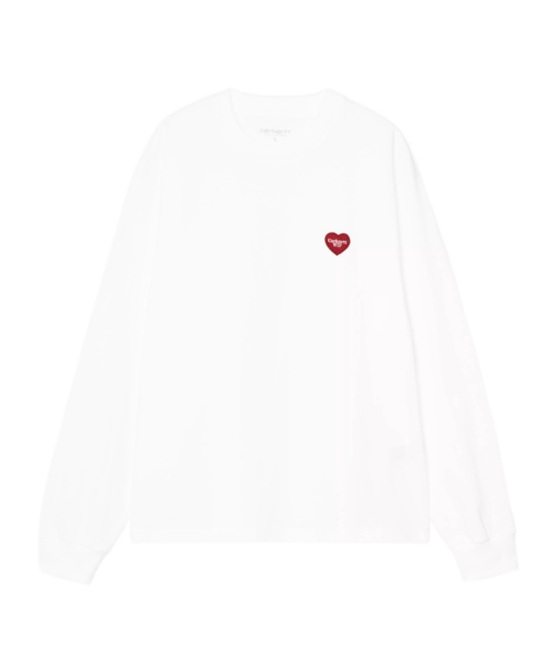 Carhartt W' L/s Heart Patch T-shirt In Multi