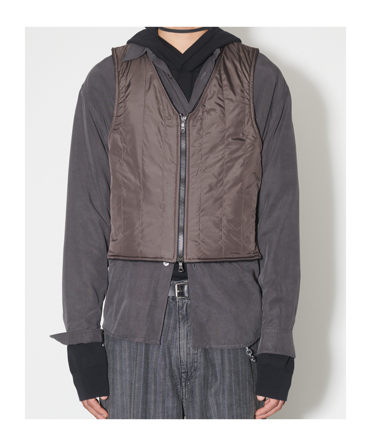 Our Legacy Liner Quilted Gilet In Black