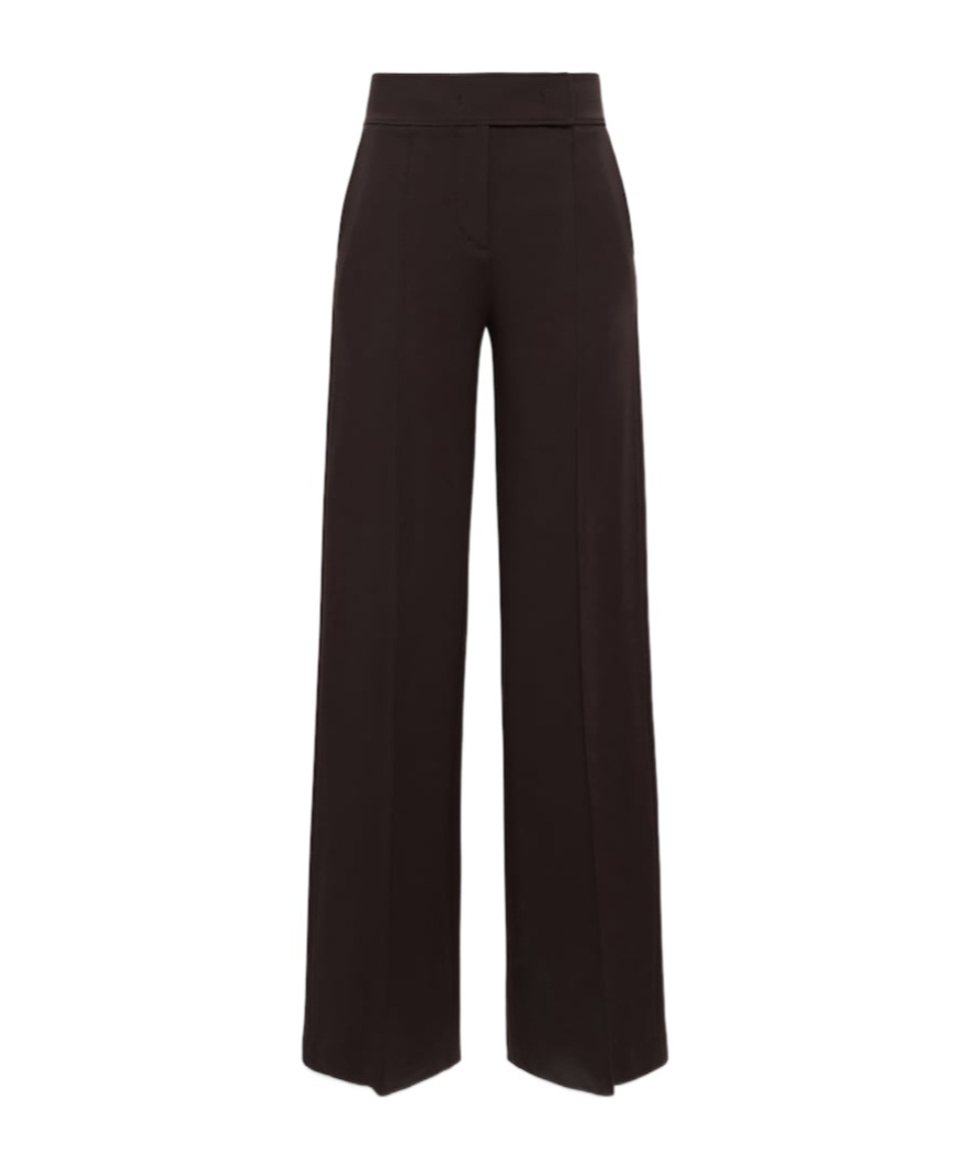 Dorothee Schumacher Emotional Essence Wide-leg Pants In Brown