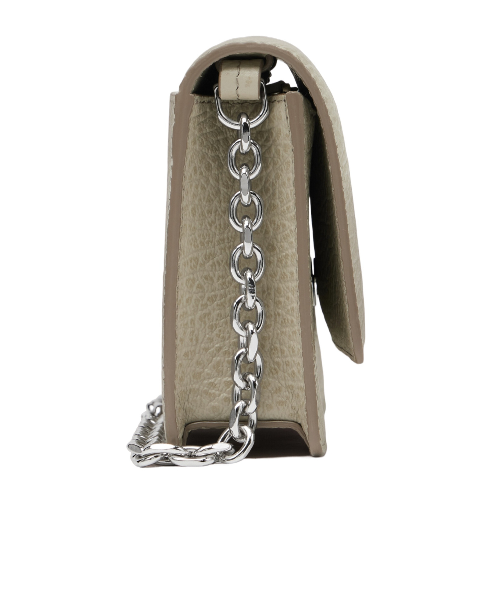 Maison Margiela Medium Wallet-on-chain In Nude