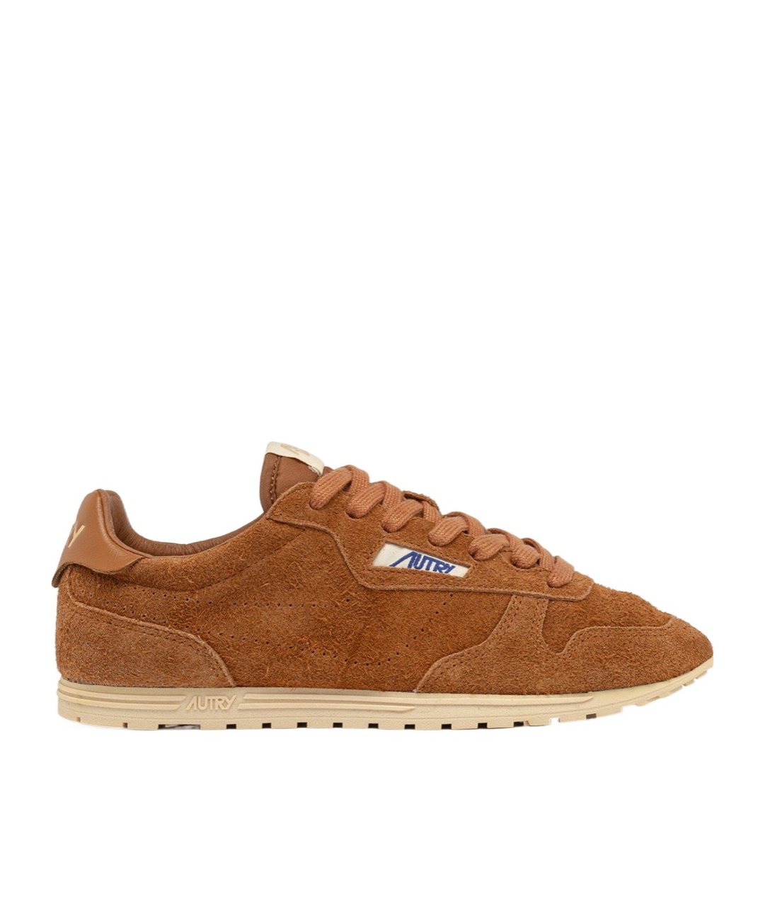 Autry 'windspin Low' Brown Sneaker With Logo On The Side And On The Heel In Brown