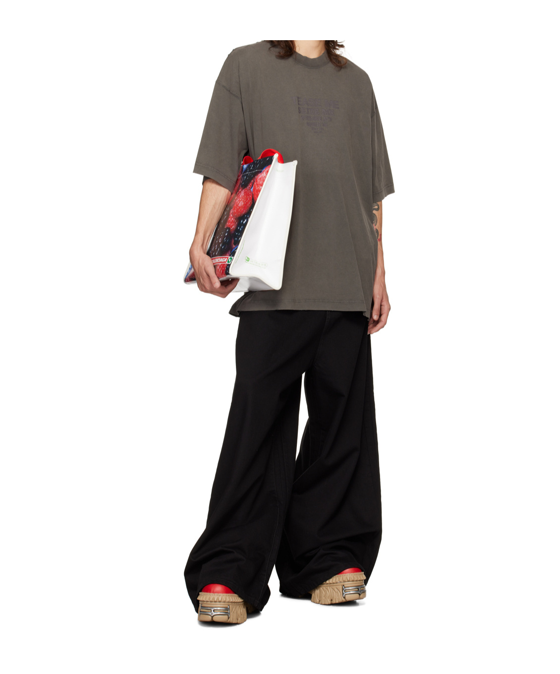 Vetements Oversized Baggy Jeans In Black