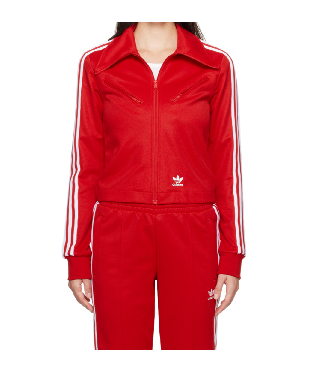 ADIDAS ORIGINALS LONG-SLEEVED ZIPPER SWEATSHIRT