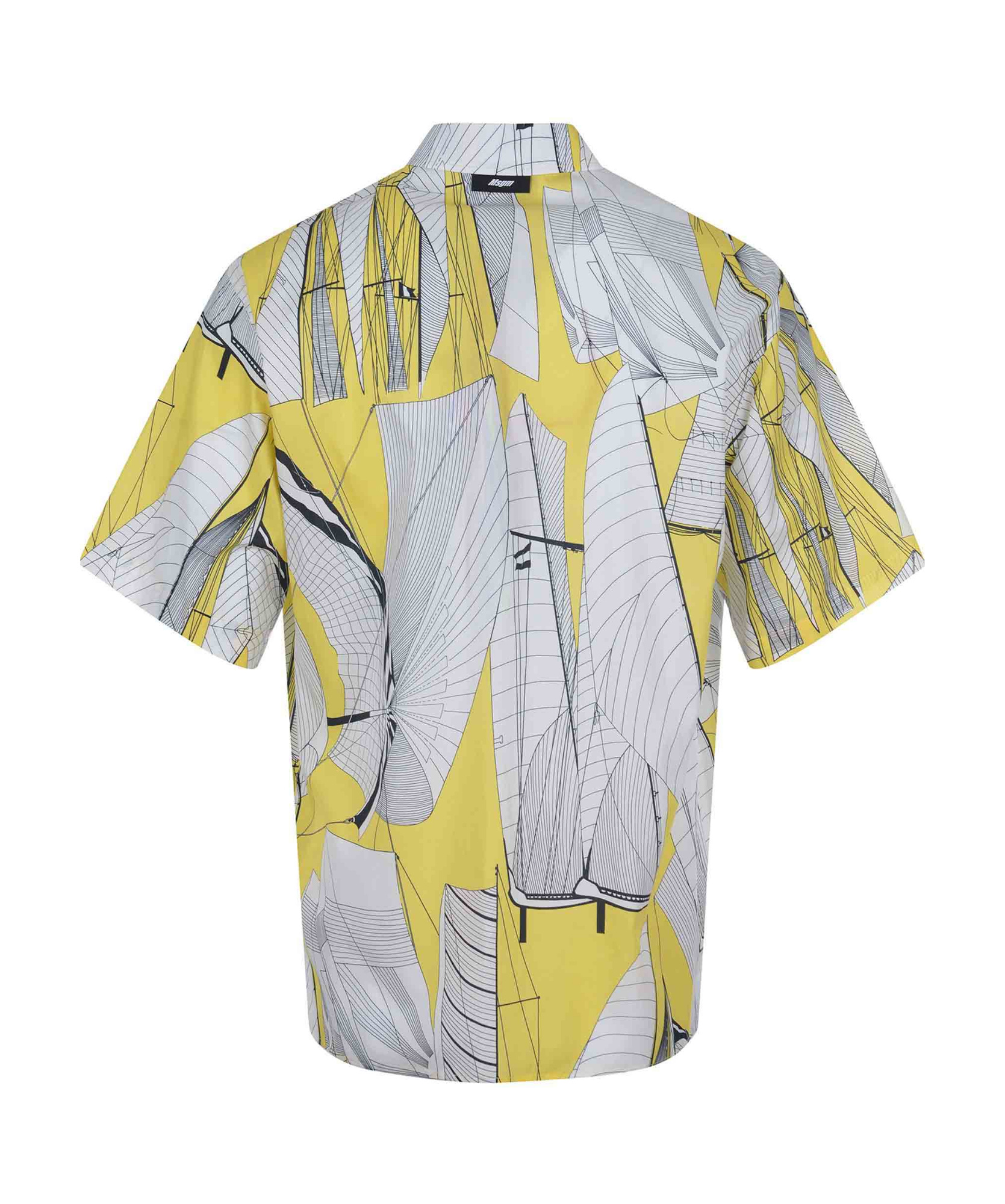 Msgm Short-sleeved Shirt In Gray