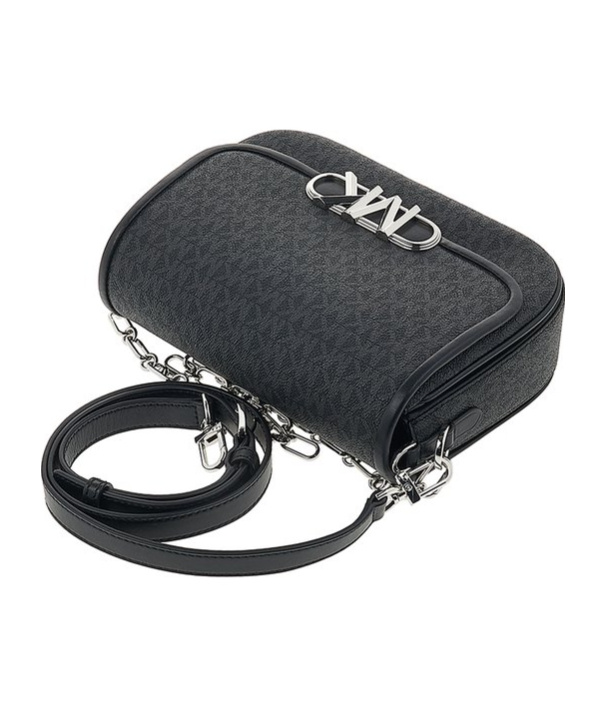 Michael Kors Logo Shoulder Bag In Black