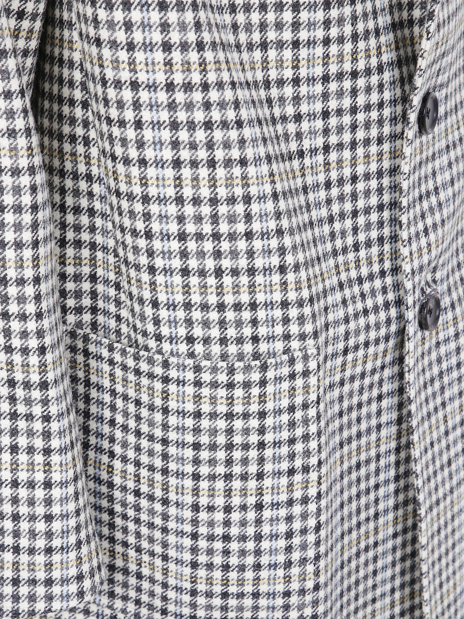Thom Browne Unconstructed Elongated Coat Check Hunting Tweed In Gray