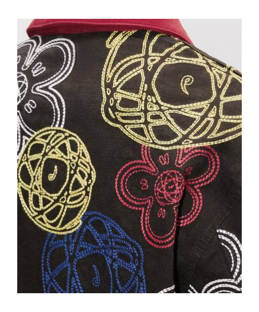 Kenzo ' X Futura 2000' Embroidered Zip-up Utility Jacket In Multi