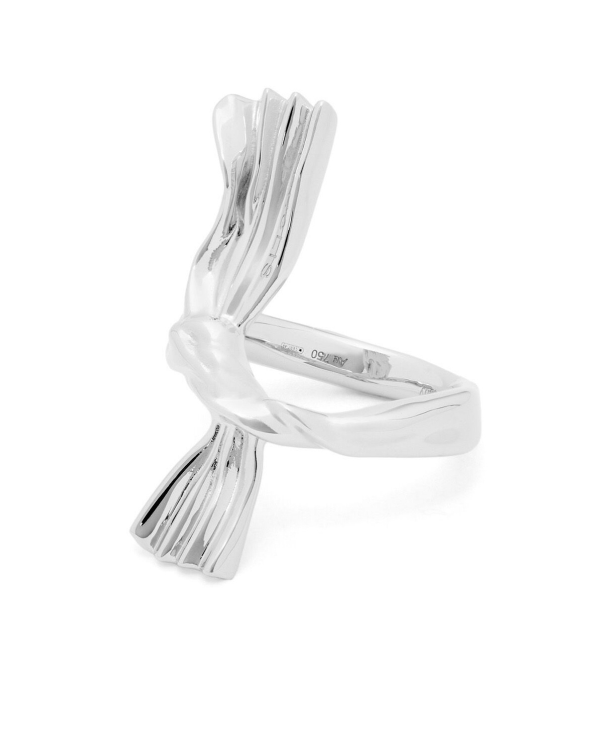 Loewe Knuckle Not Ring In White Gold In White
