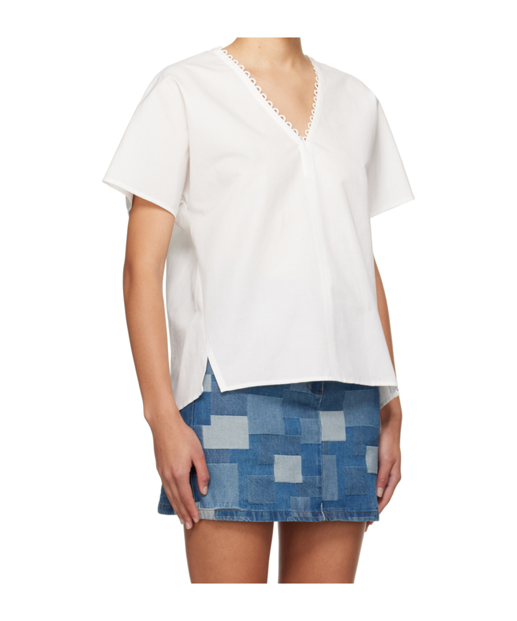 Apc White Freja Blouse In White