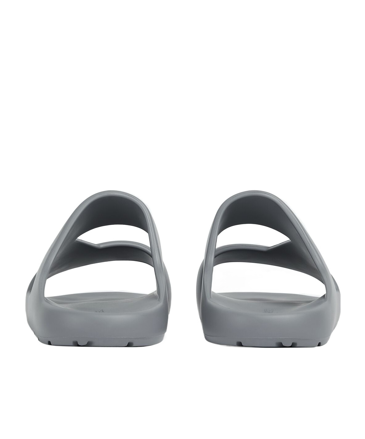 Shop Bottega Veneta Band Slippers In Gray