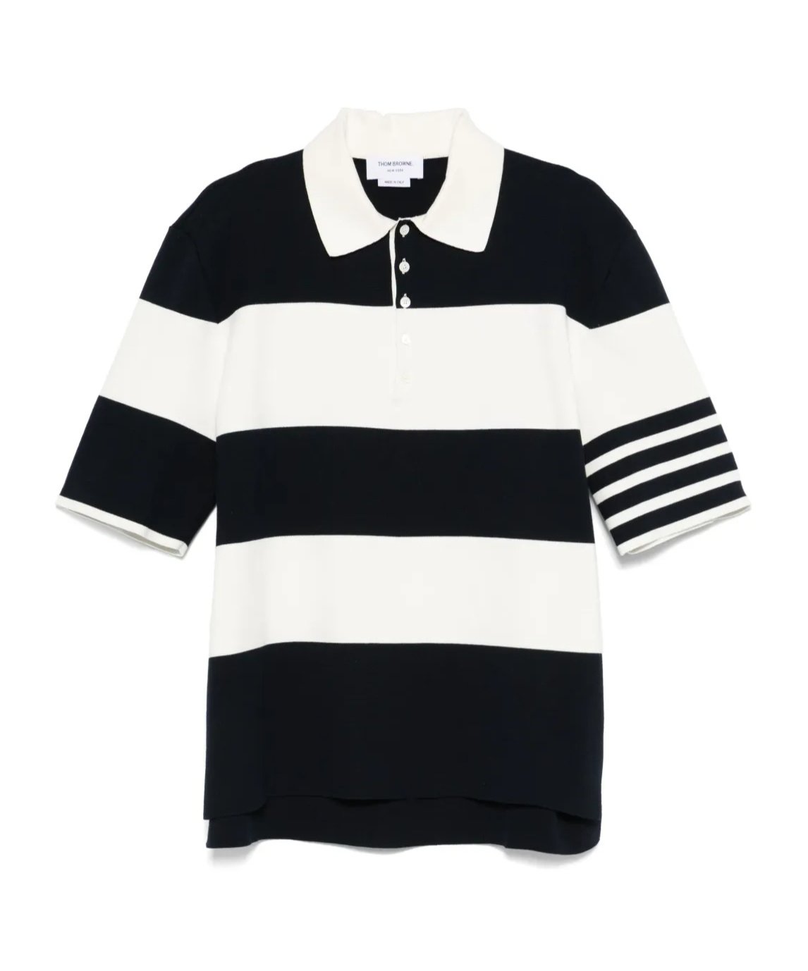Thom Browne Milano Polo Shirt In Black