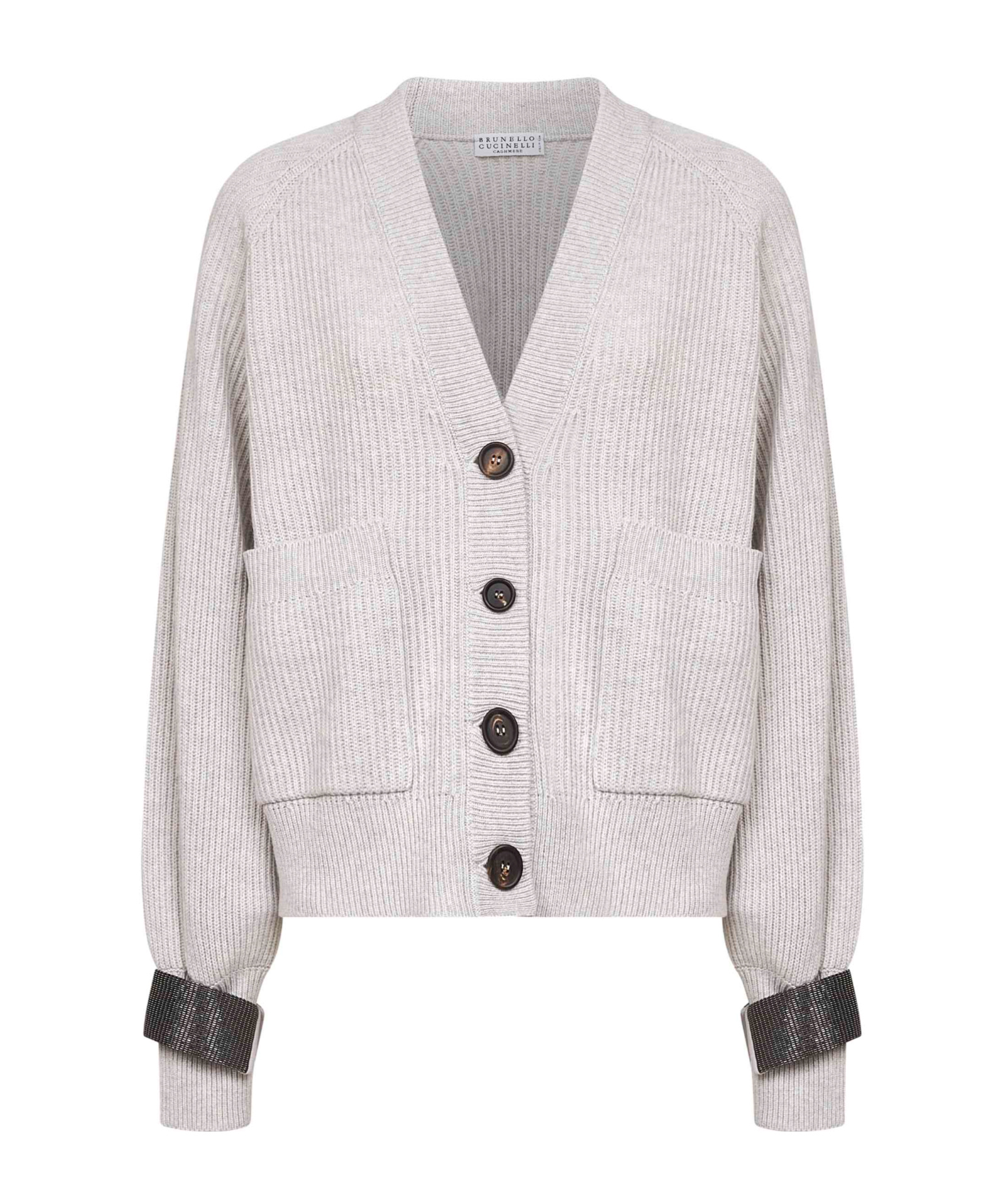Brunello Cucinelli Long-sleeved Cardigan In White