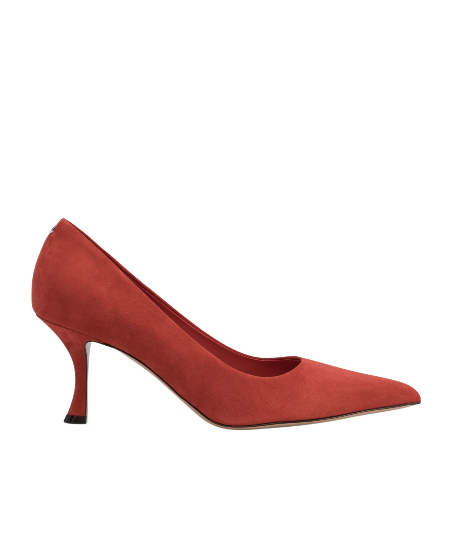 Ferragamo Classic Suede Pumps For Women In Red