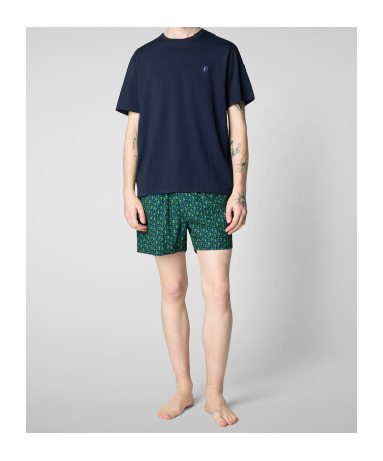 Save The Duck Drawstring Swimming Trunks In Green
