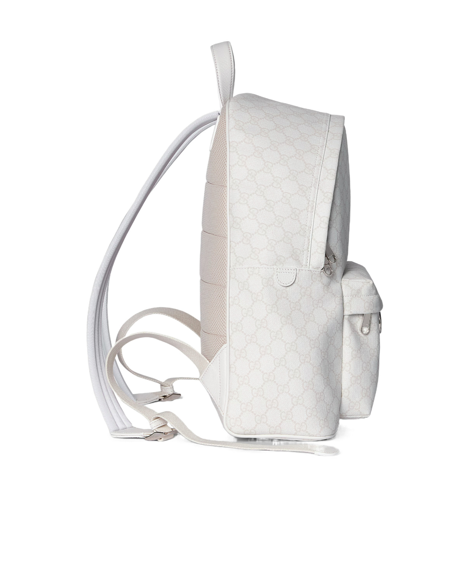 Gucci Ophidia Medium Backpack In White
