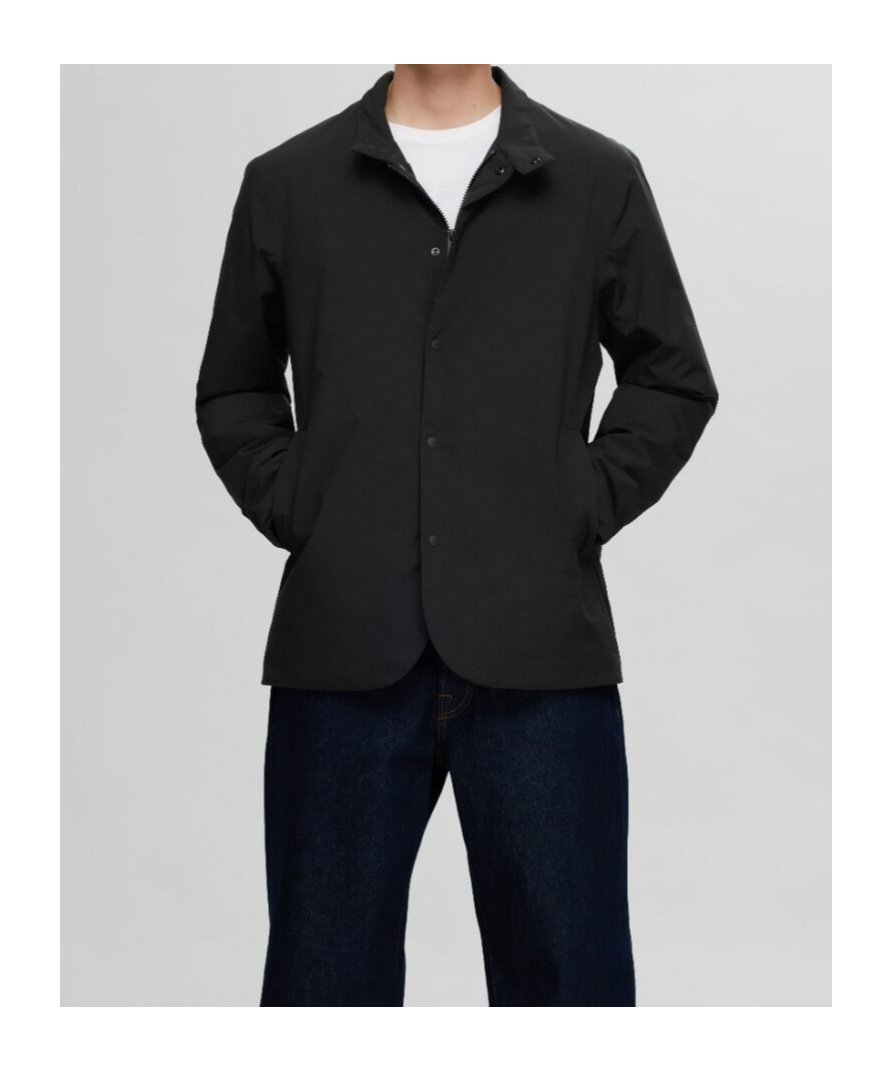 Selected Long Sleeve Casual Jacket In Black