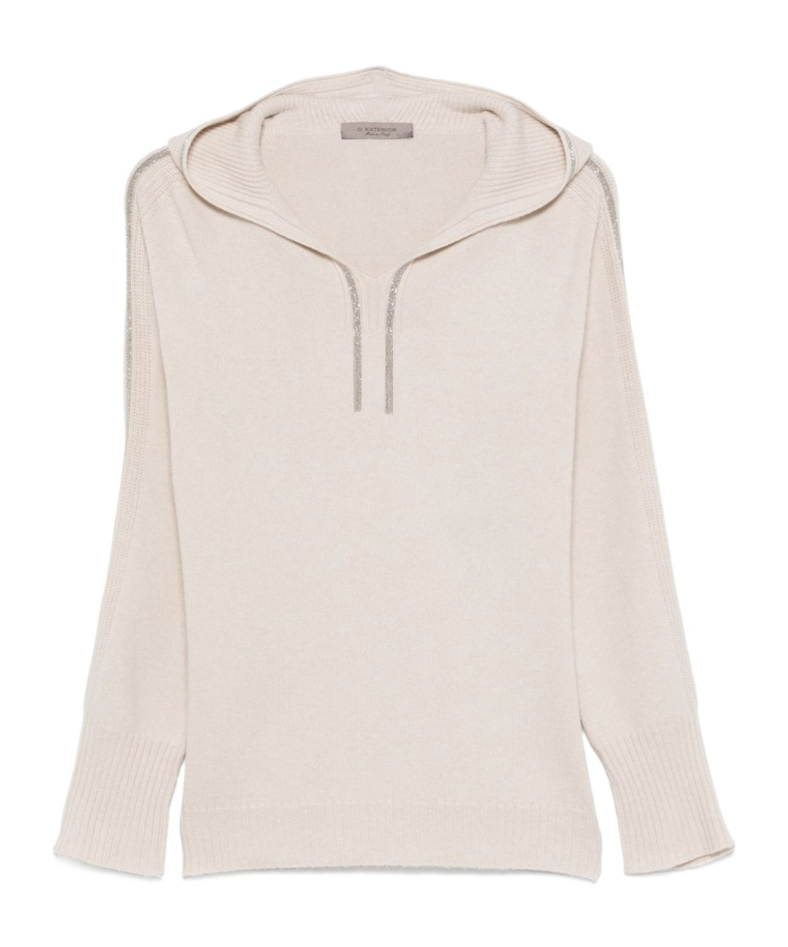 D Exterior Hooded Sweater