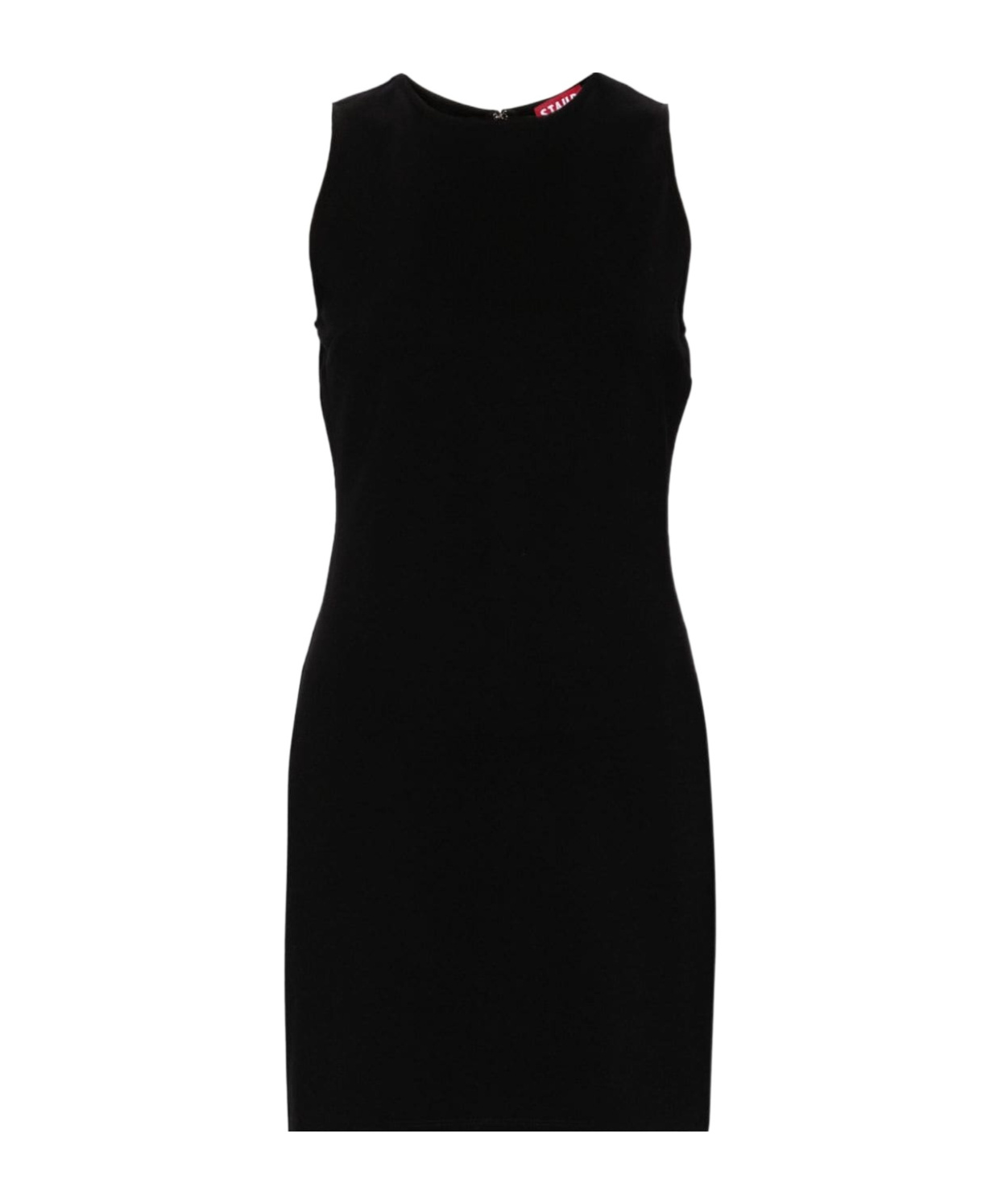 Staud Mercer Sleeveless Minidress In Black