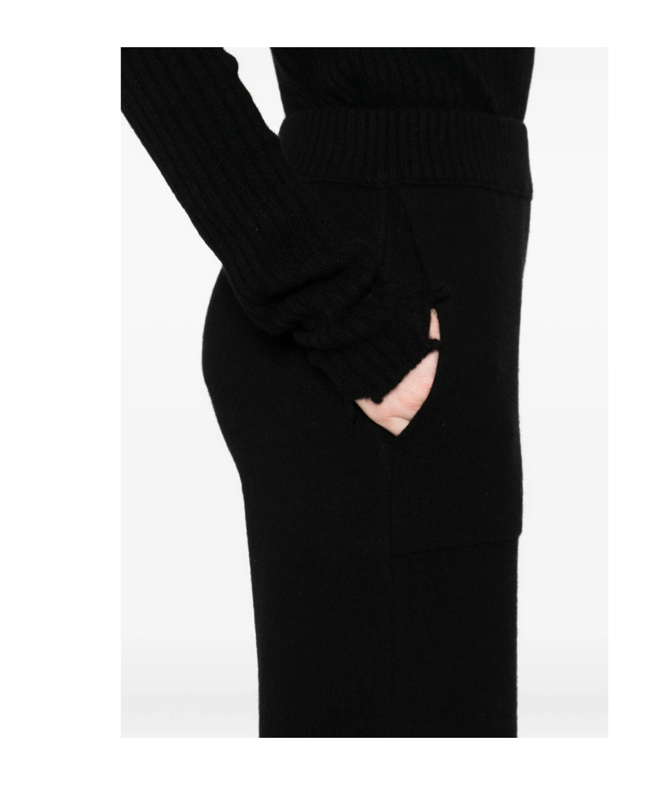 Uma Wang Elastic Waist Casual Pants In Black