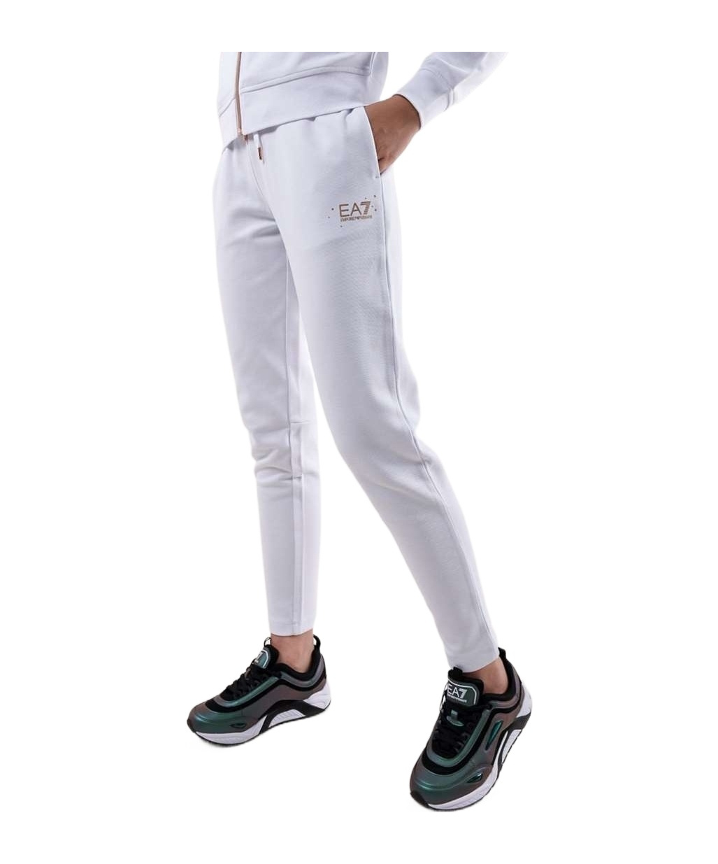 EA7 LOGO PRINTED SWEATPANTS 