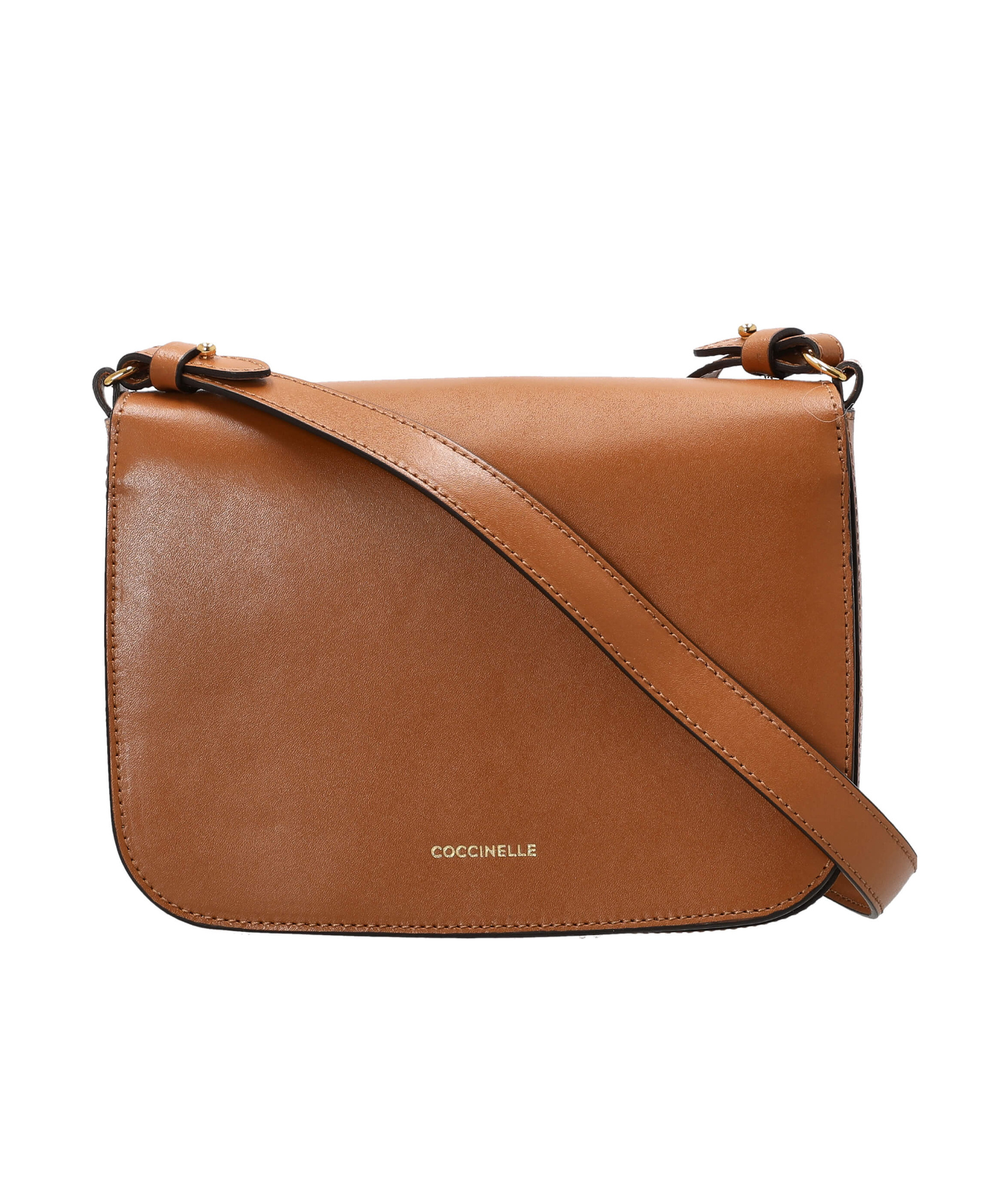 Shop Coccinelle C-me Crossbody Bag In Brown