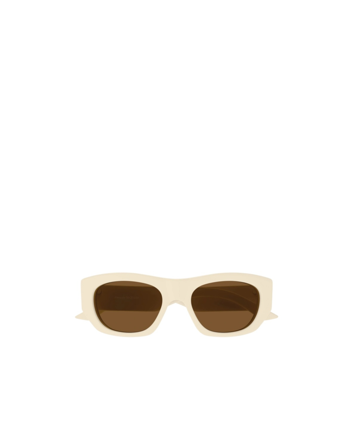 Alexander Mcqueen Eyewear Rectangle Frame Sunglasses In Brown
