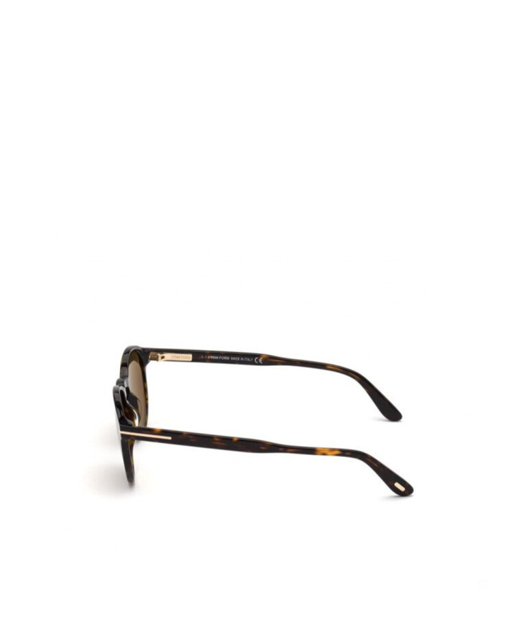 Tom Ford Eyewear Round Frame Sunglasses In Green