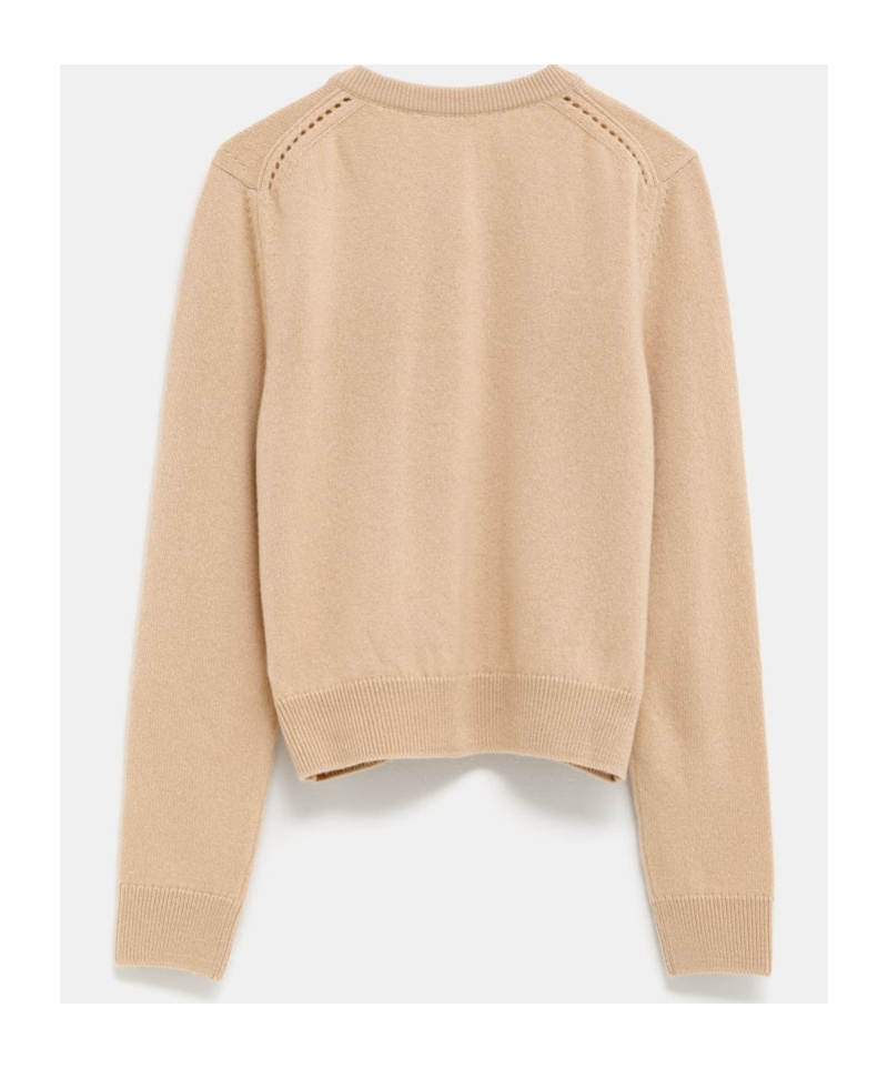 Celine Long Sleeve Sweater In Nude