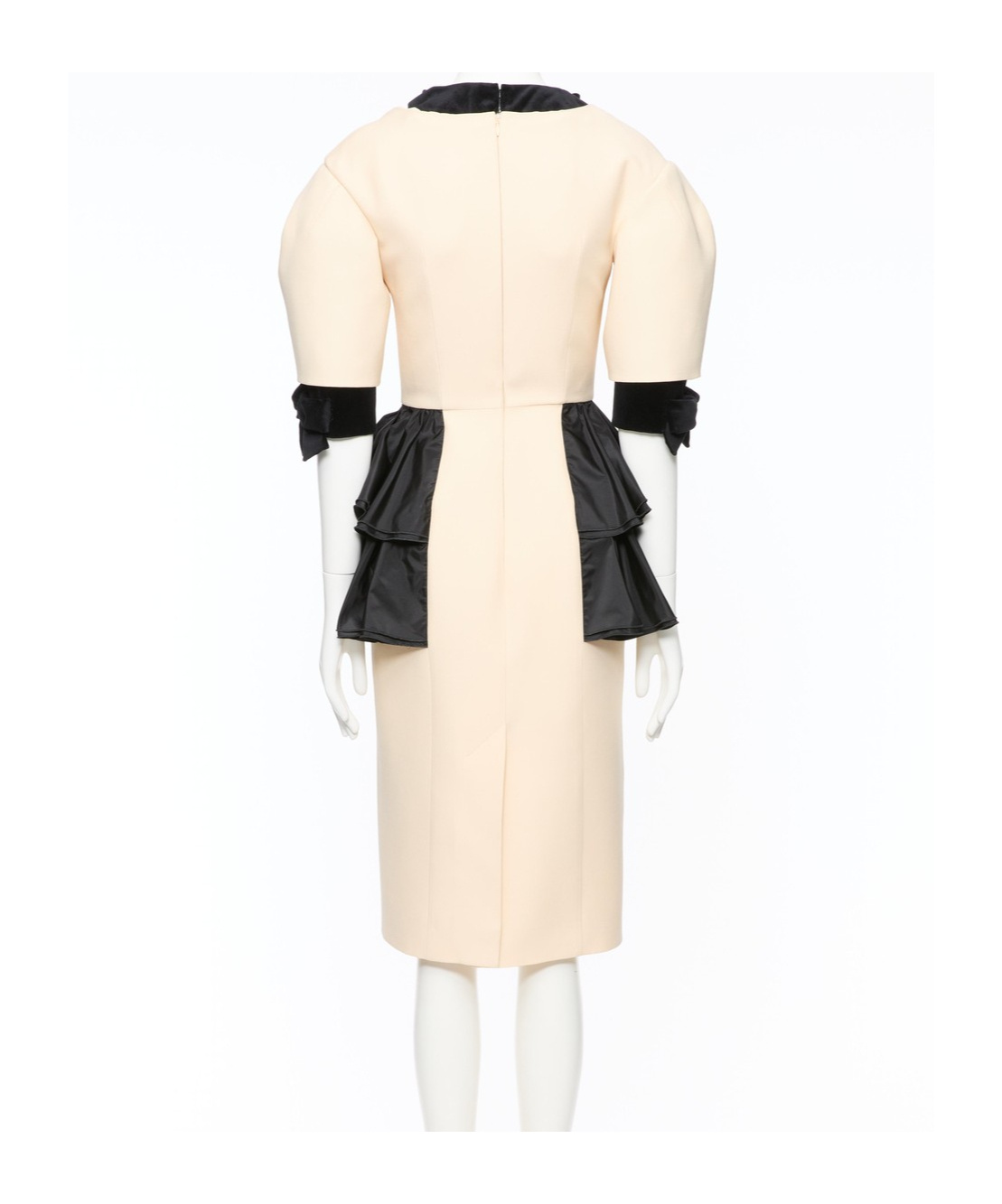 Valentino Short Sleeve Dress In Neutral