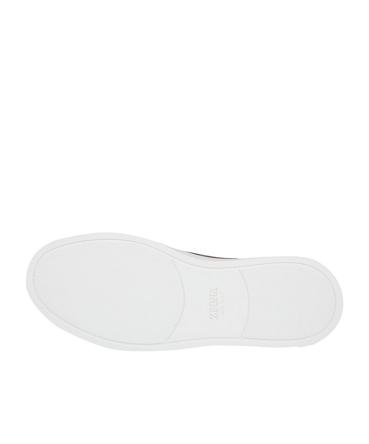 Shop Zegna Triple Stitch Trainers In Brown