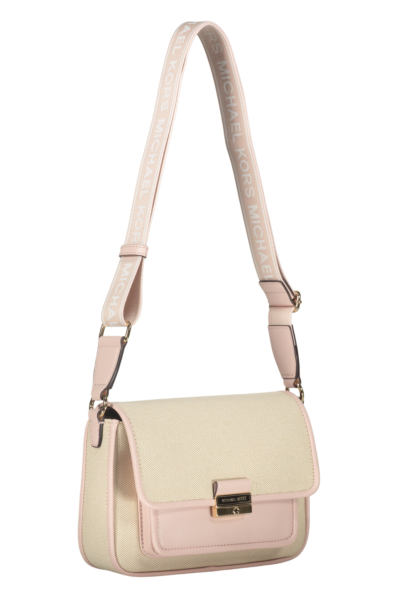 Michael Kors Beige Fabric Crossbody Bags