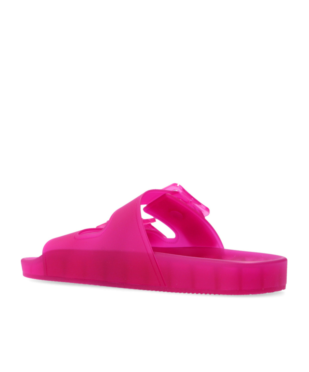 Balenciaga Mallorca Sandals In Transparent Pink Technical Polyurethane In Pink