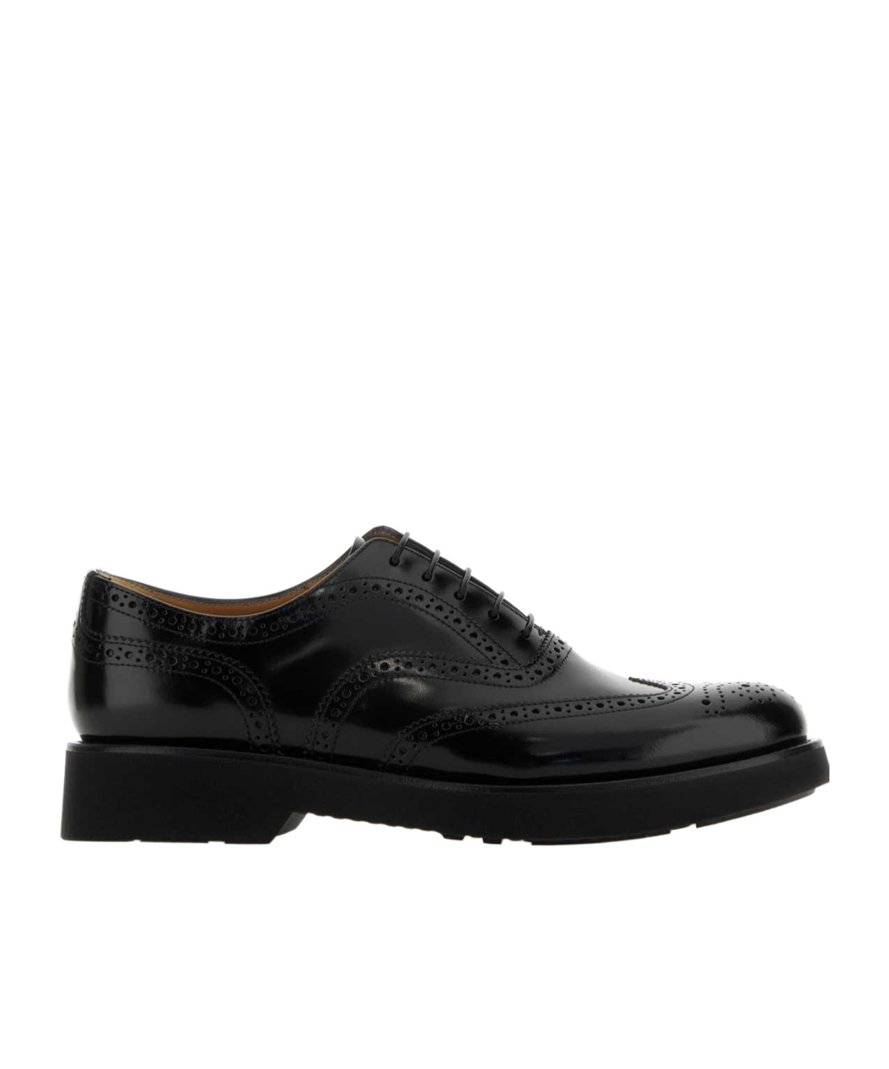 CHURCH'S BURWOOD LEATHER BROGUE SHOES