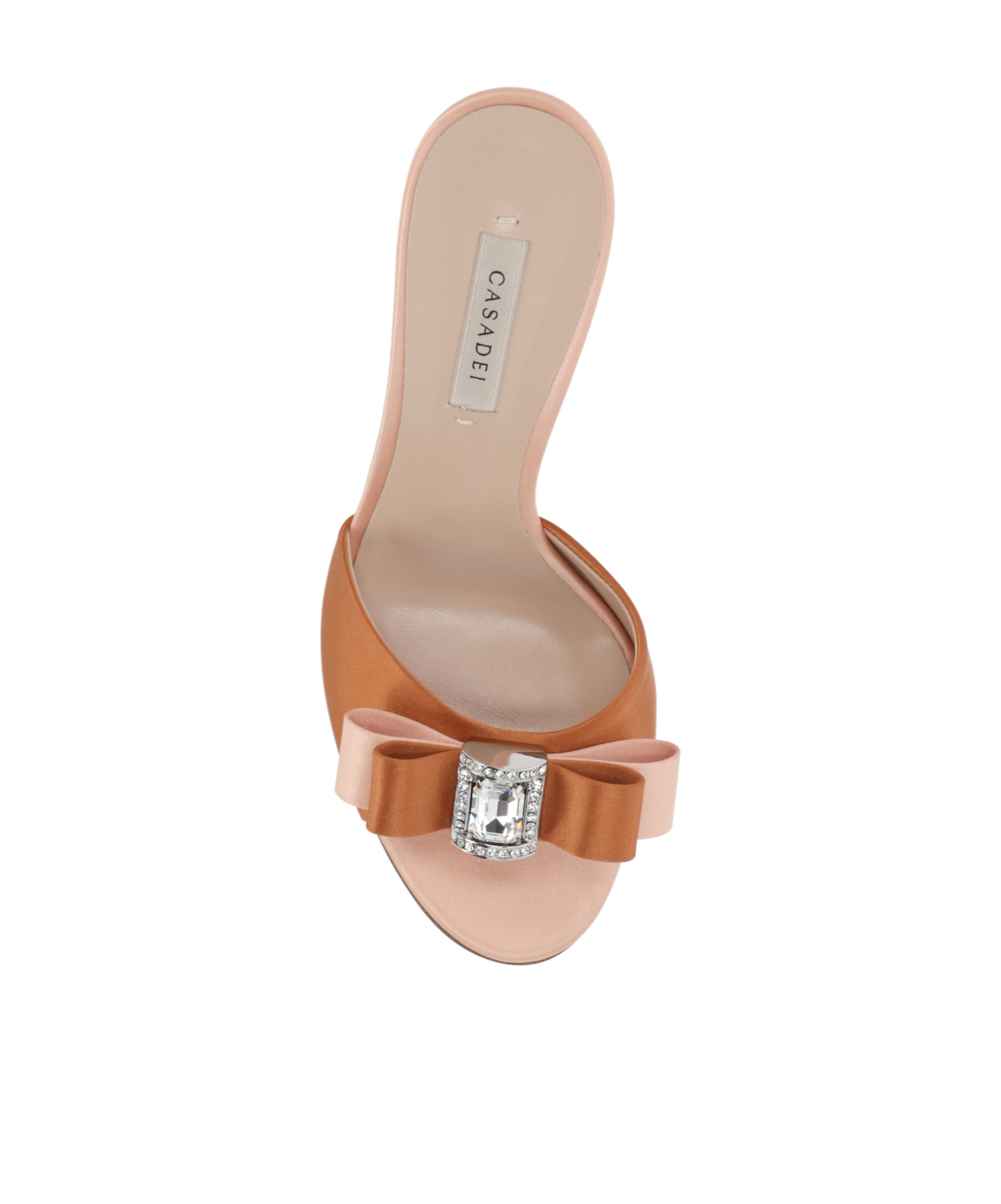 Casadei Bow Embellished Sandals In Burgundy