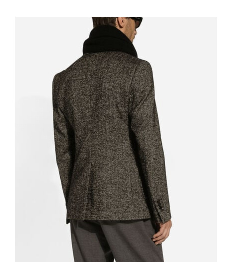 Dolce & Gabbana Single-breasted Wool Portofino-fit Jacket In Black