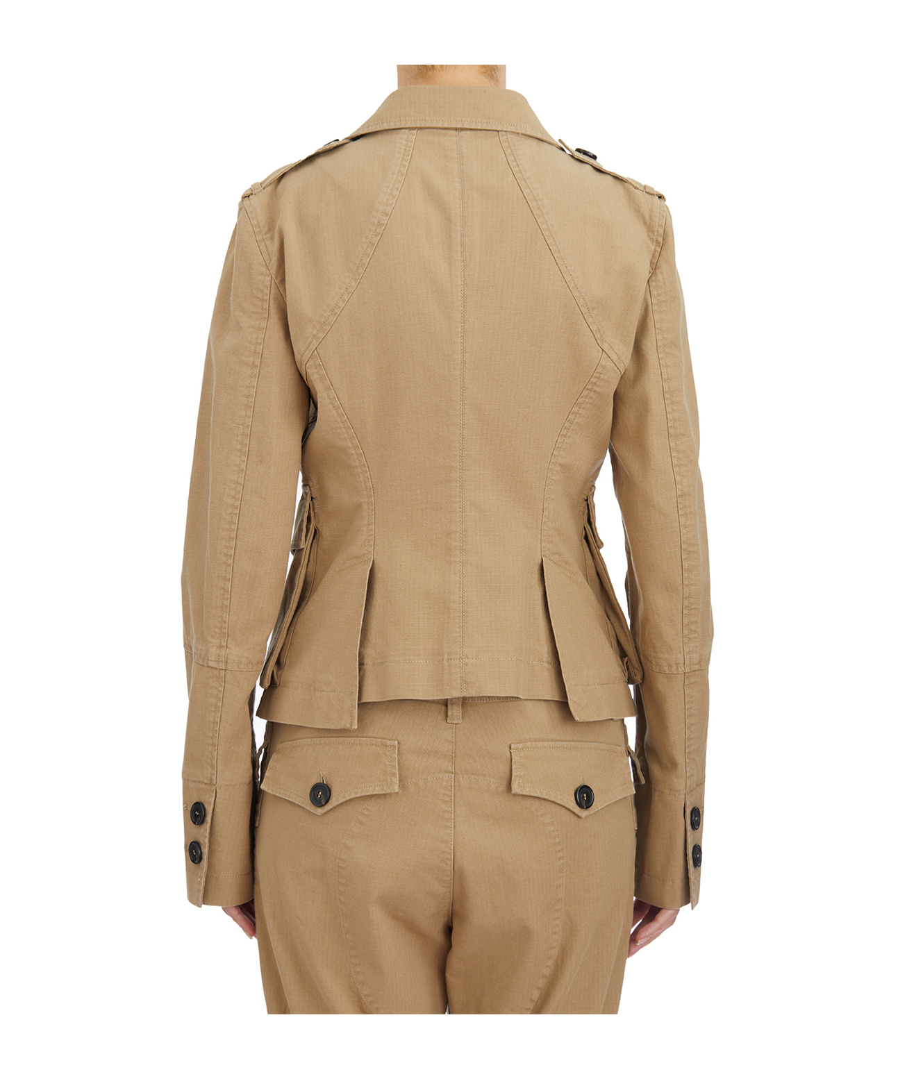 Dsquared2 Pocket Detailed Ranger Jacket In Brown