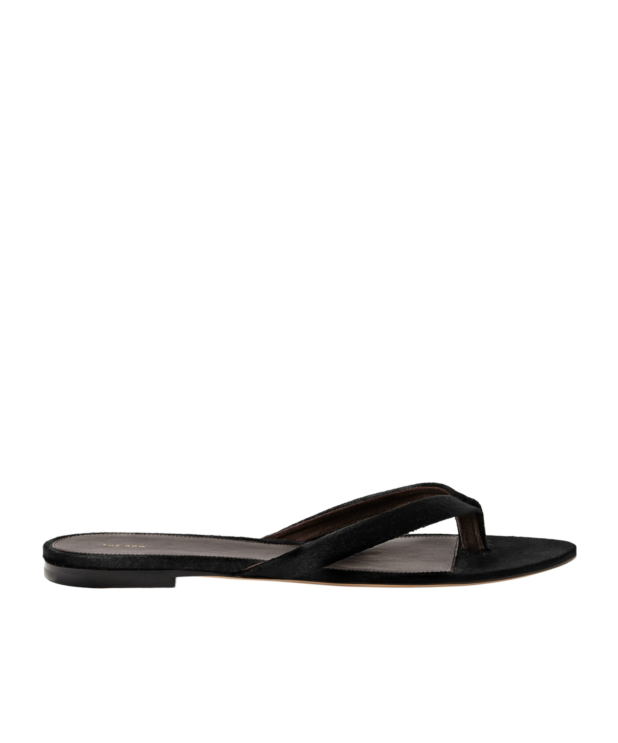 The Row Sacha Flip Flops In Black