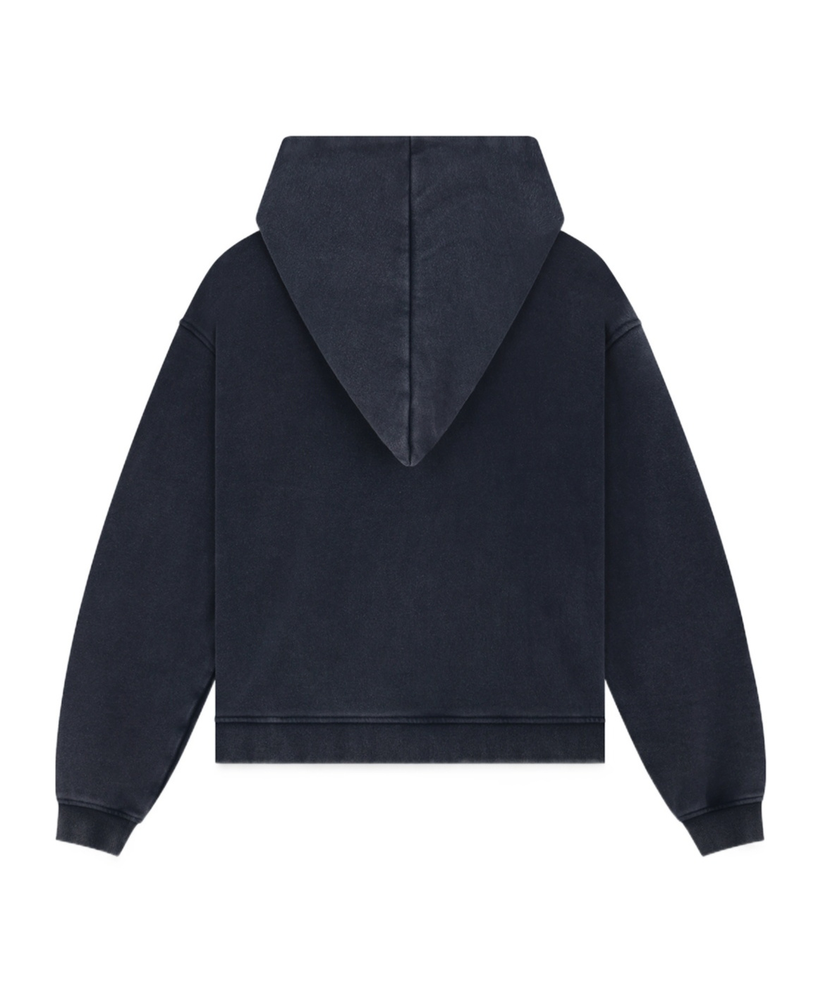 We11 Done Hooded Zipper Hoodie In Black