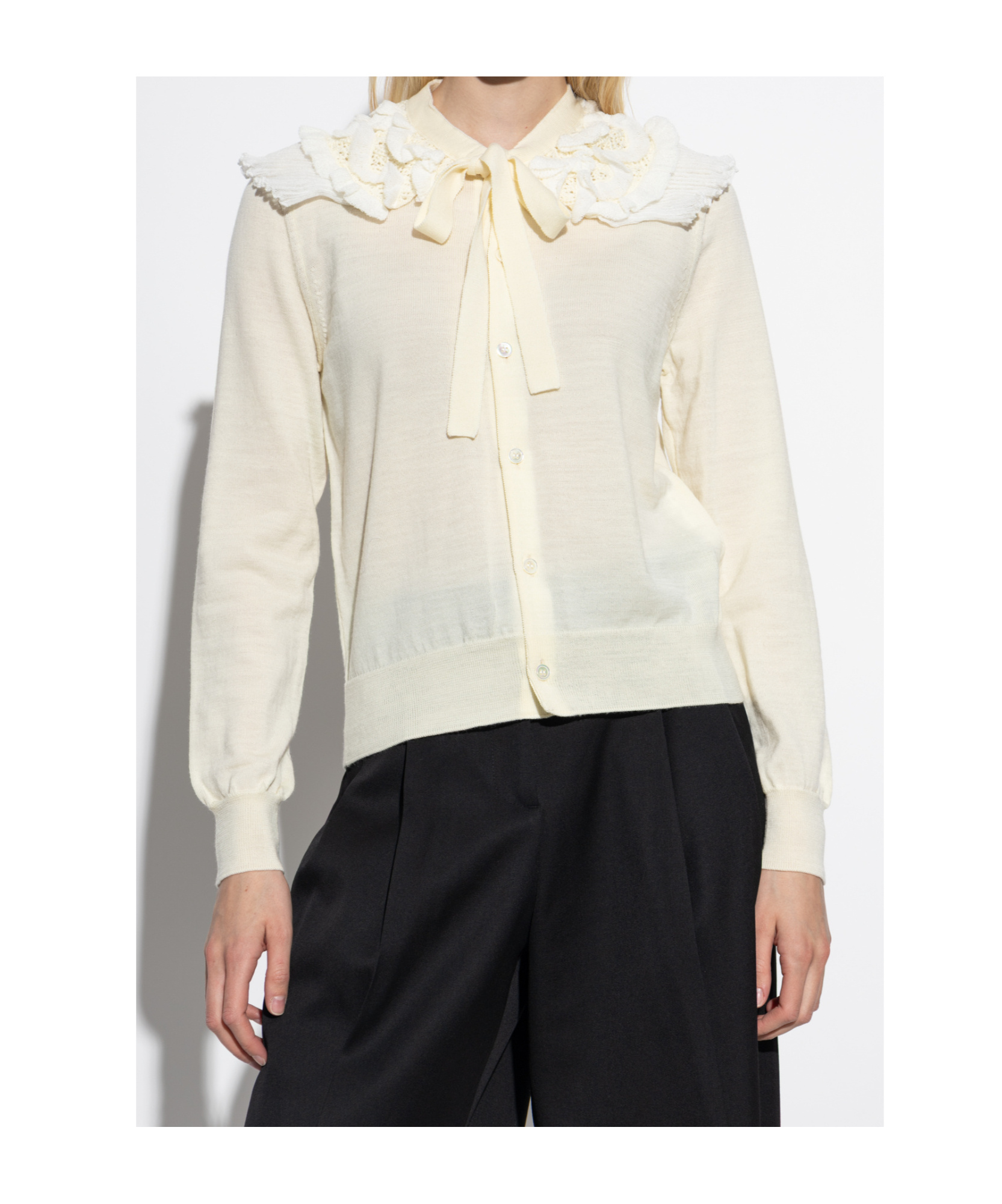 COMME DES GARÇONS LONG-SLEEVED CARDIGAN 