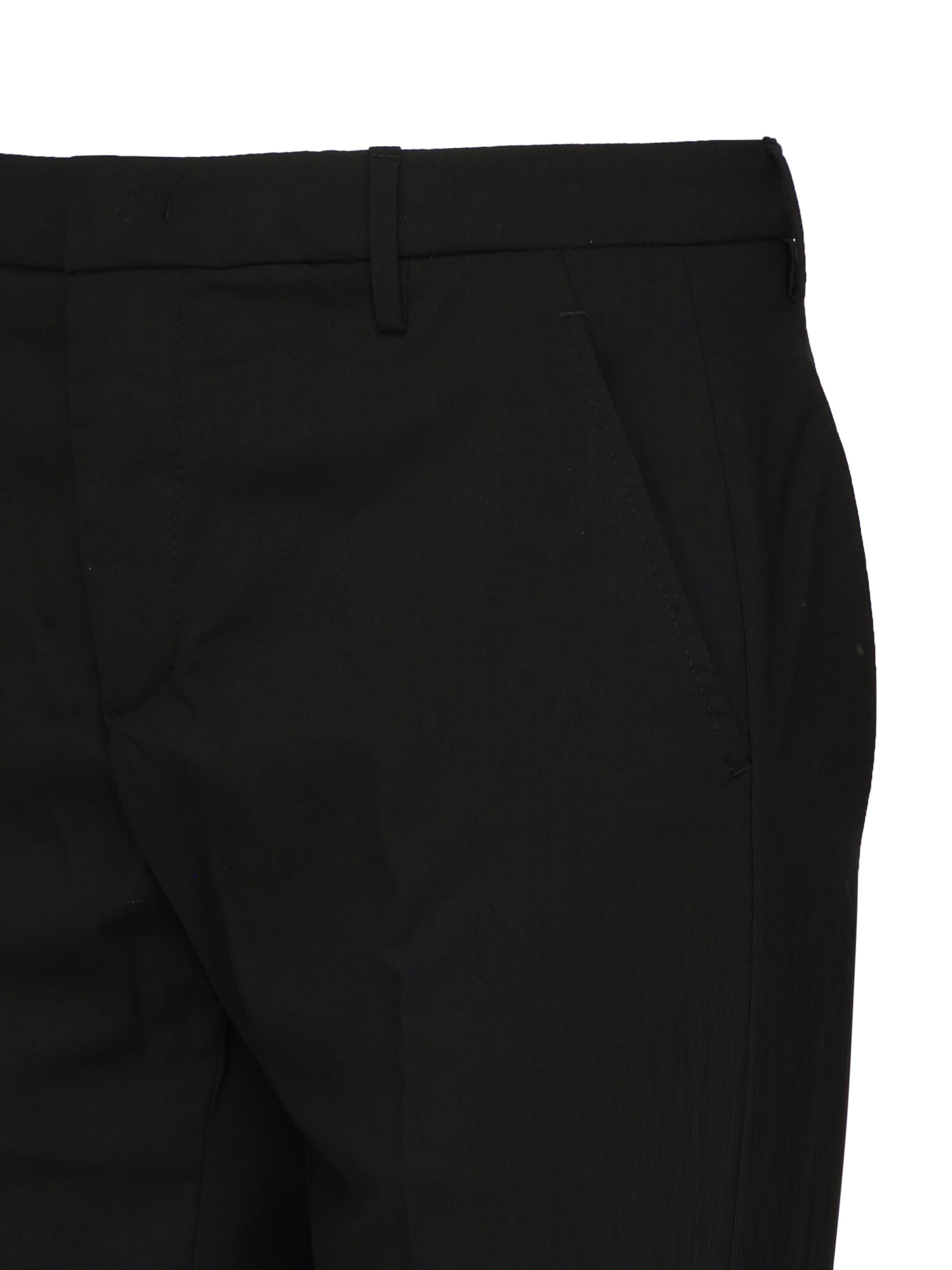 Dondup Belt Loops Slacks In Black