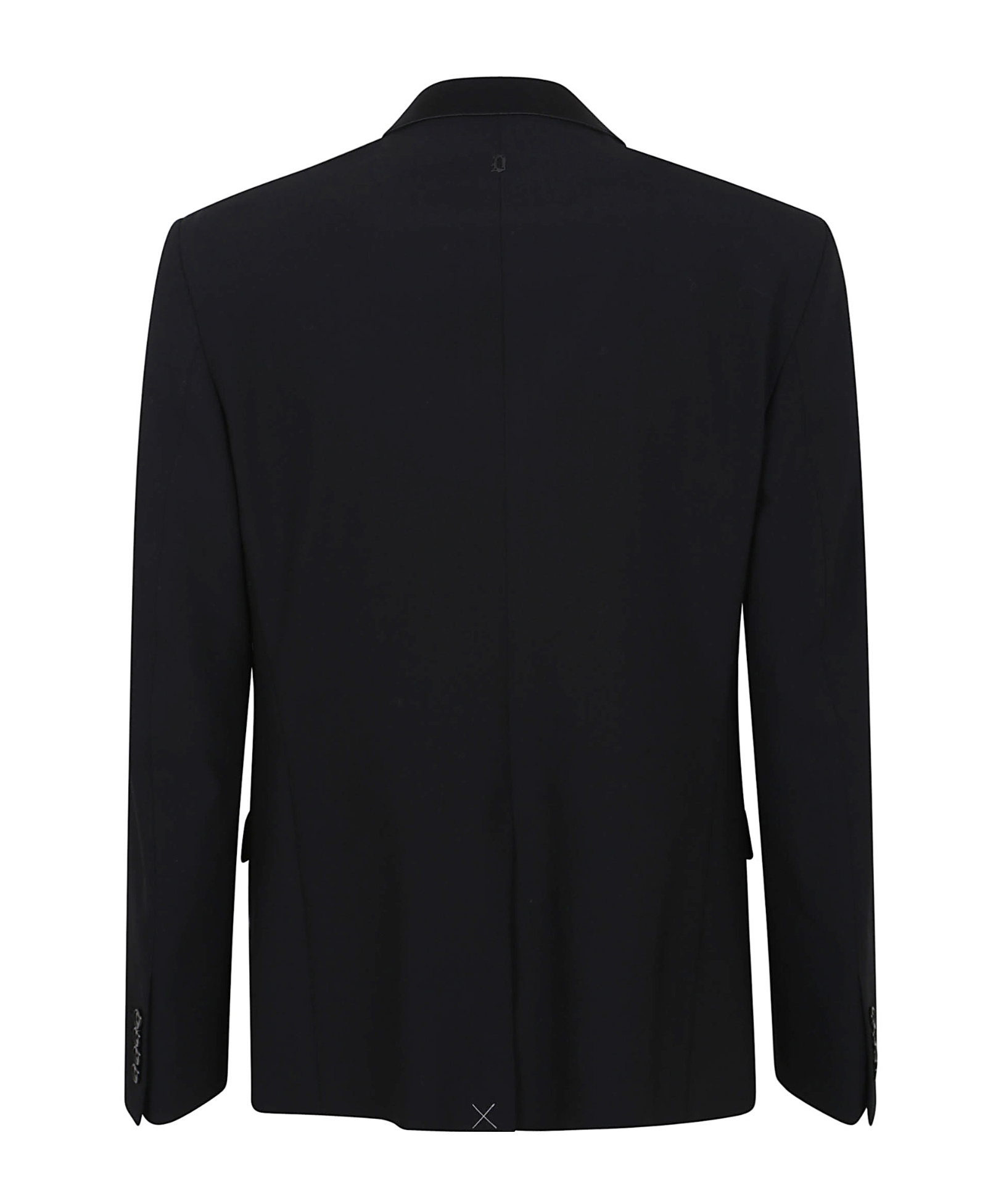 Dondup Notched-lapel Single-breast Blazer In Black