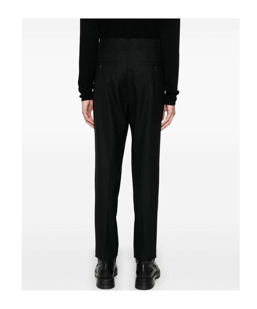 Ami Alexandre Mattiussi Belt-loop Casual Pants In Black