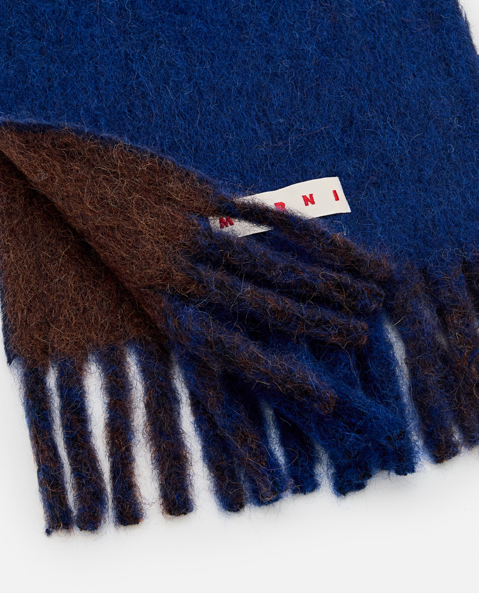 Marni Wool Scarf In Blue